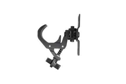 Gancio Aliscaf Selflock Hook Black a C da 50 kg con supporto omega integrato per Truss e Teste mobili - immagine 3