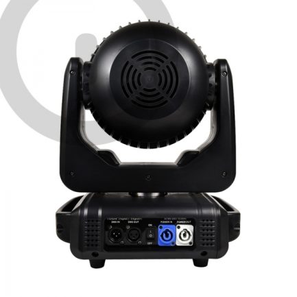 Coppia Teste Mobili LED Aura Wash ZOOM RGBW 19x15W 4in1 DMX con Flightcase WISDOM - immagine 4