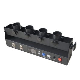 Macchina Sparacoriandoli elettrico confetti cannon a 4 teste DMX 512 con Telecomando
