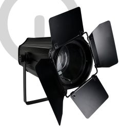 Faro PC LED COB 200W DMX con ZOOM elettronico per TV e Teatro WISDOM
