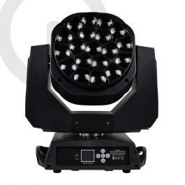 Coppia Teste Mobili LED Wash ZOOM RGBW 19X40 4in1 DMX con FlightCase WISDOM