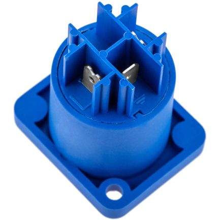 Connettore Powercon In BLU da pannello a 16A 3 poli WISDOM - immagine 4