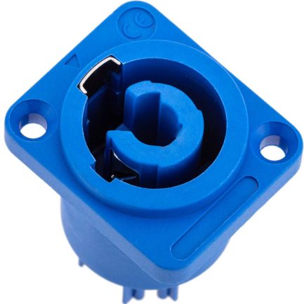 Connettore Powercon In BLU da pannello a 16A 3 poli WISDOM - immagine 2