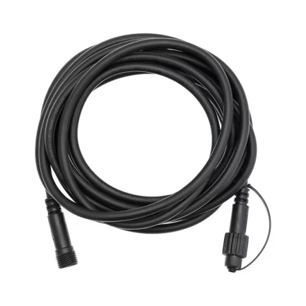 Cavo prolunga di estensione lunghezza 5 metri nero per catena di luci professionale da esterno IP67