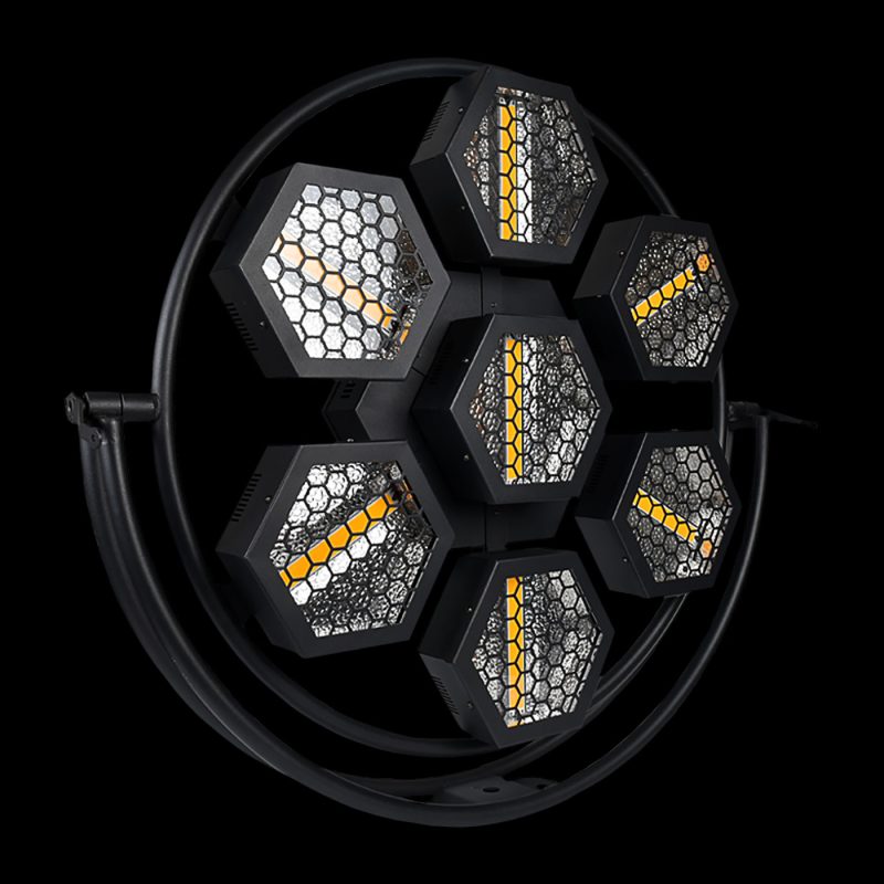 Lampada Port Flower RGB su Sfondo Nero