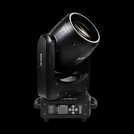 Testa Mobile Beam-Spot Aled 300W su Sfondo Nero