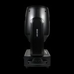 Testa Mobile Beam-Spot ALED 300W in Prospettiva Laterale su Sfondo Nero