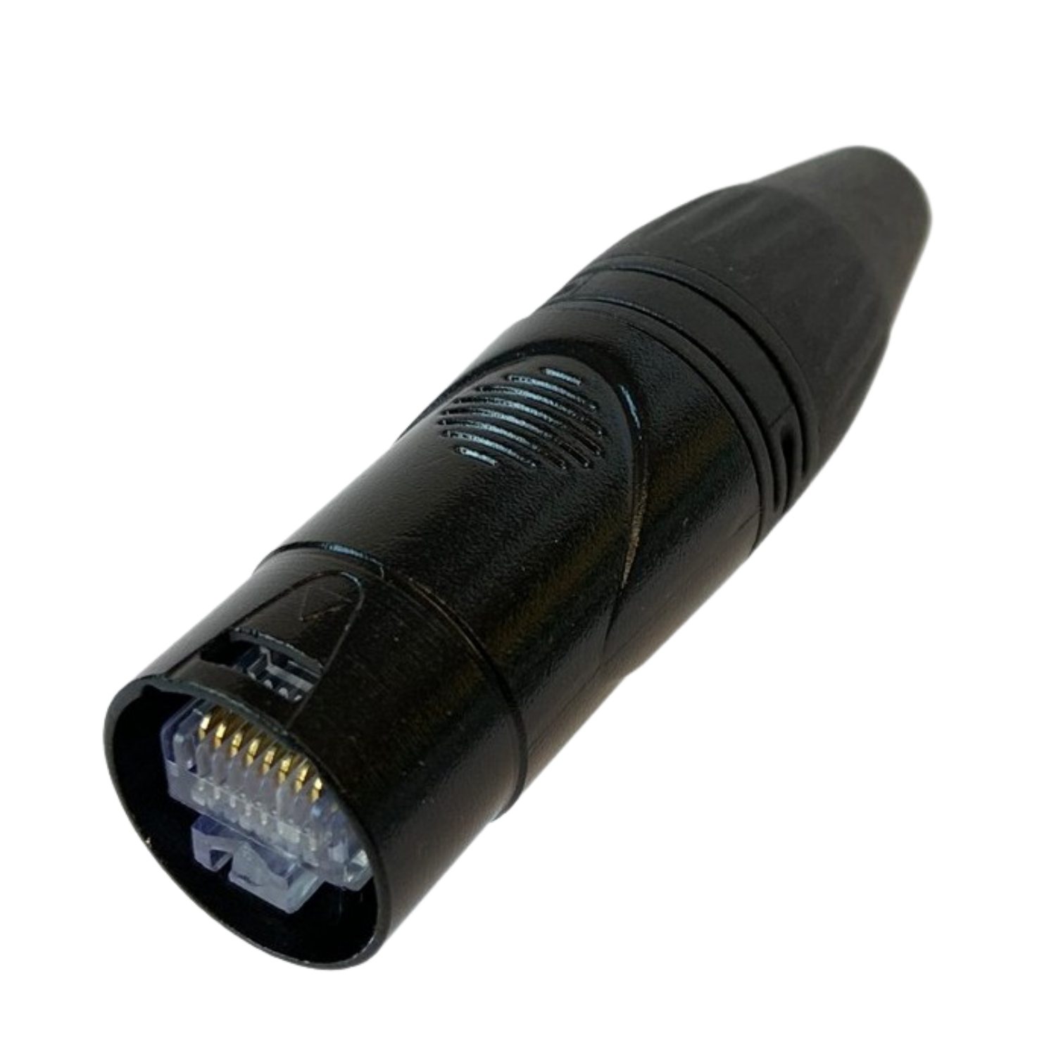 Connettore EtherCON RJ45 Professionale CAT6A con Alloggiamento in Metallo 1 maglietta verde 70