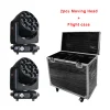 Coppia di Teste Mobili Wash Zoom Bee Eye 4in1 LED RGBW 12x40W con Flightcase WISDOM - immagine 3