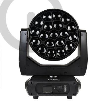 Coppia Teste Mobili Bee Eye Super WASH 19X40W LED RGBW con FlightCases WISDOM