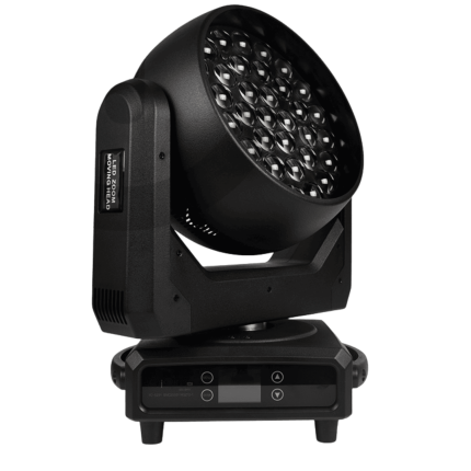 Professionelle LORY WASH LED RGBW 4-in-1 37×25 Moving Heads (Paar) mit WISDOM Flightcases