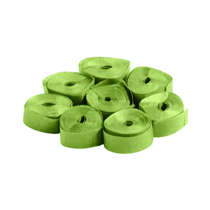 Stelle Filanti Streamers Colore VERDE CHIARO In Carta Da 5 Metri Da 30 Pezzi 2