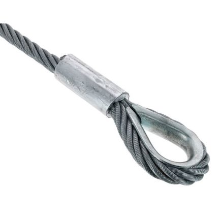 Cavo corda in acciaio inox da 2,0m per montaggio su Tralicci Pannelli LEDWALL - immagine 3