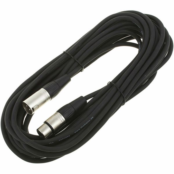 Cavo Audio per Microfono TheSsnake SM10BK XLR Bilanciato da 10 Mt professionale a 3 Pin