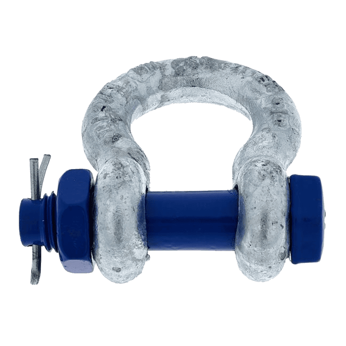 Grillo Anello ad Omega Shackle HC2 in Acciaio zincato 325 ton per sollevamento Oggetti Pesanti