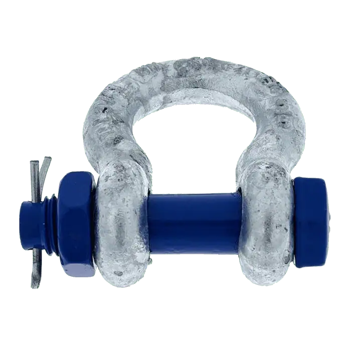 Grillo Anello ad Omega Shackle HC2 in Acciaio zincato 325 ton per sollevamento Oggetti Pesanti