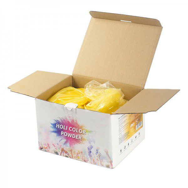 Polvere colorata Oh!FX Holi GIALLO da 5kg per Eventi e Feste