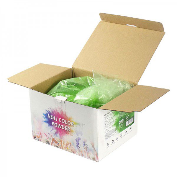 Polvere colorata Oh!FX Holi VERDE da 5kg per Eventi e Feste