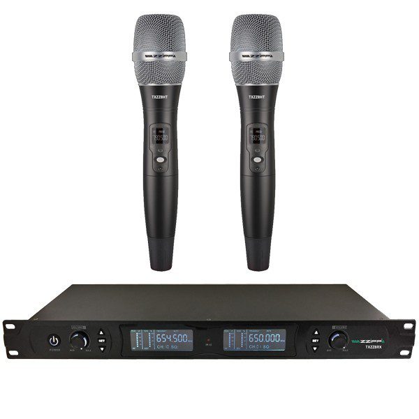 Sistema Radiomicrofono ZZIPP TXZZ800 con 2 Microfoni Palmari