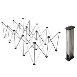 Base Telescopica Riser ZZIPP ZZTH280 per Pedana ZZTM200 con teste appoggio in Nylon