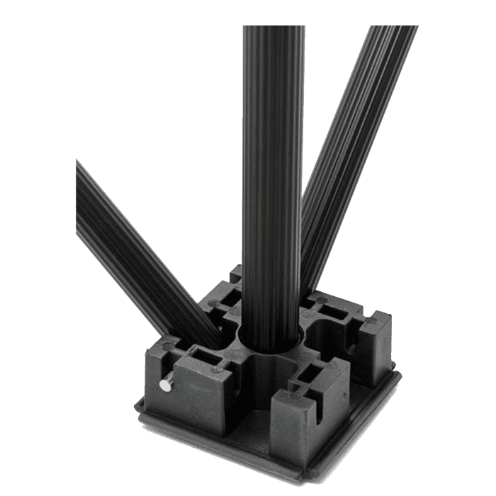 Base Telescopica Riser per pedana iX Stage con teste appoggio in Nylon 3
