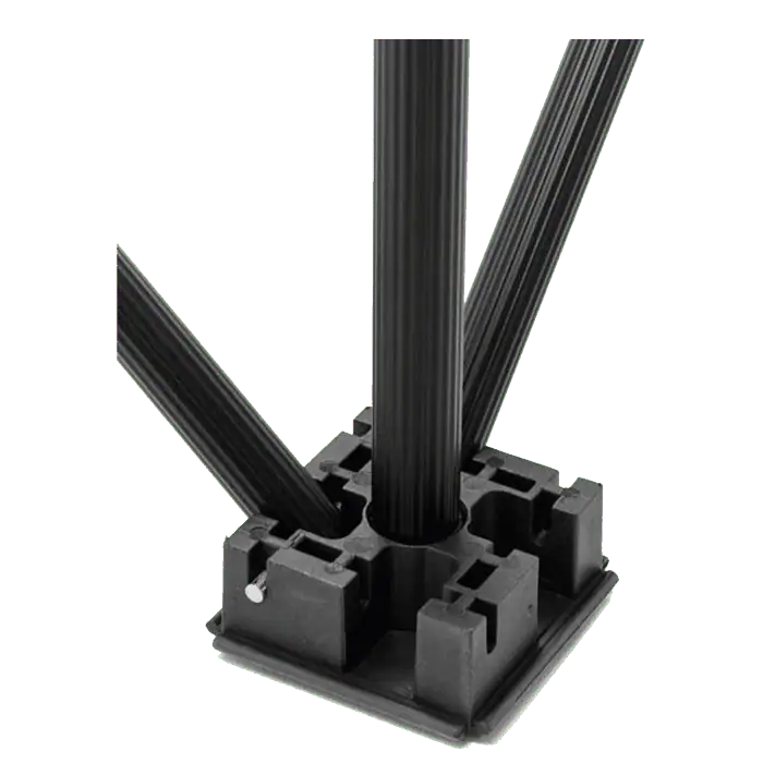 Base Telescopica Riser per pedana iX Stage con teste appoggio in Nylon 3