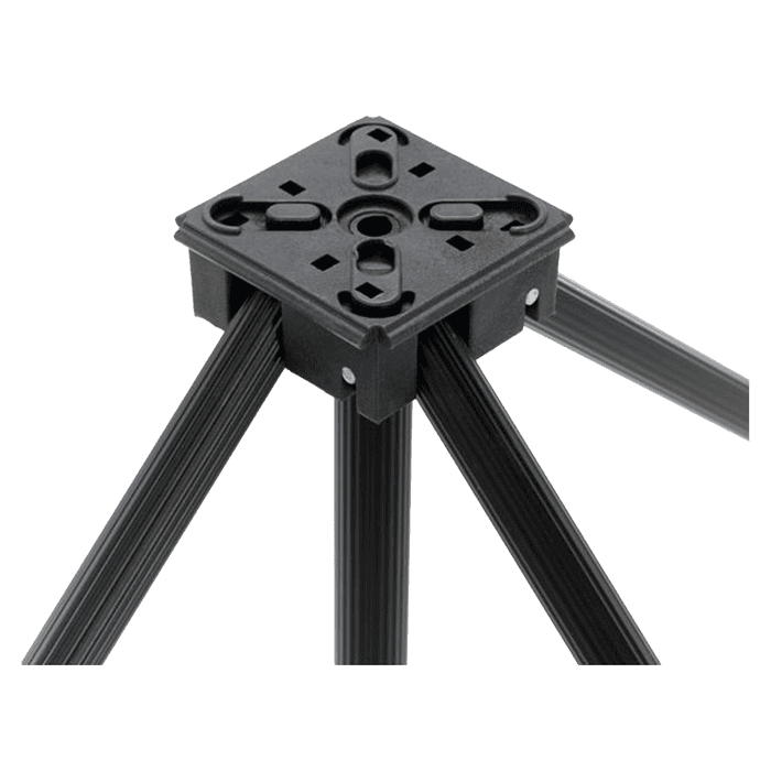 Base Telescopica Riser per pedana iX Stage con teste appoggio in Nylon 4