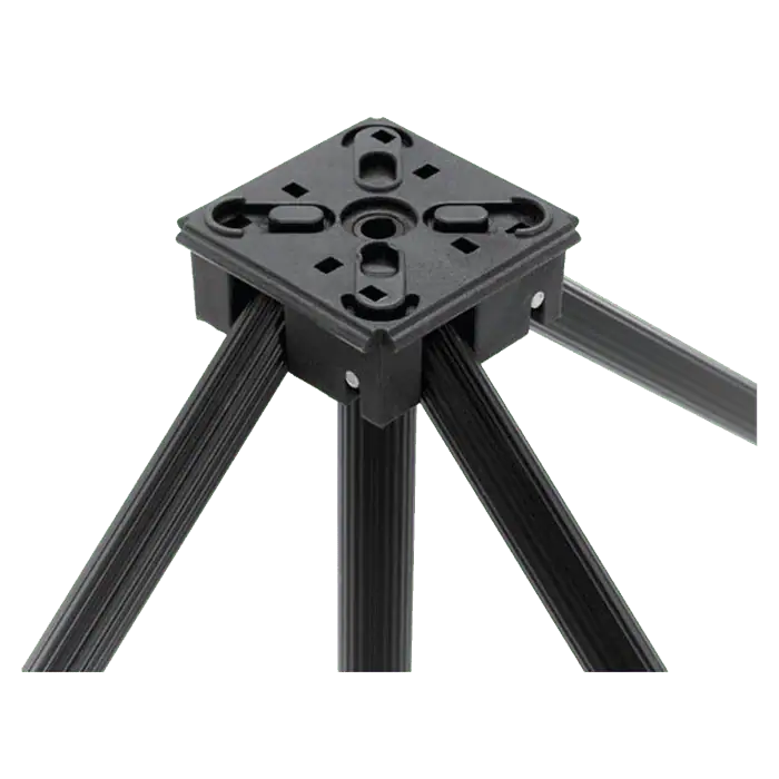 Base Telescopica Riser per pedana iX Stage con teste appoggio in Nylon 4
