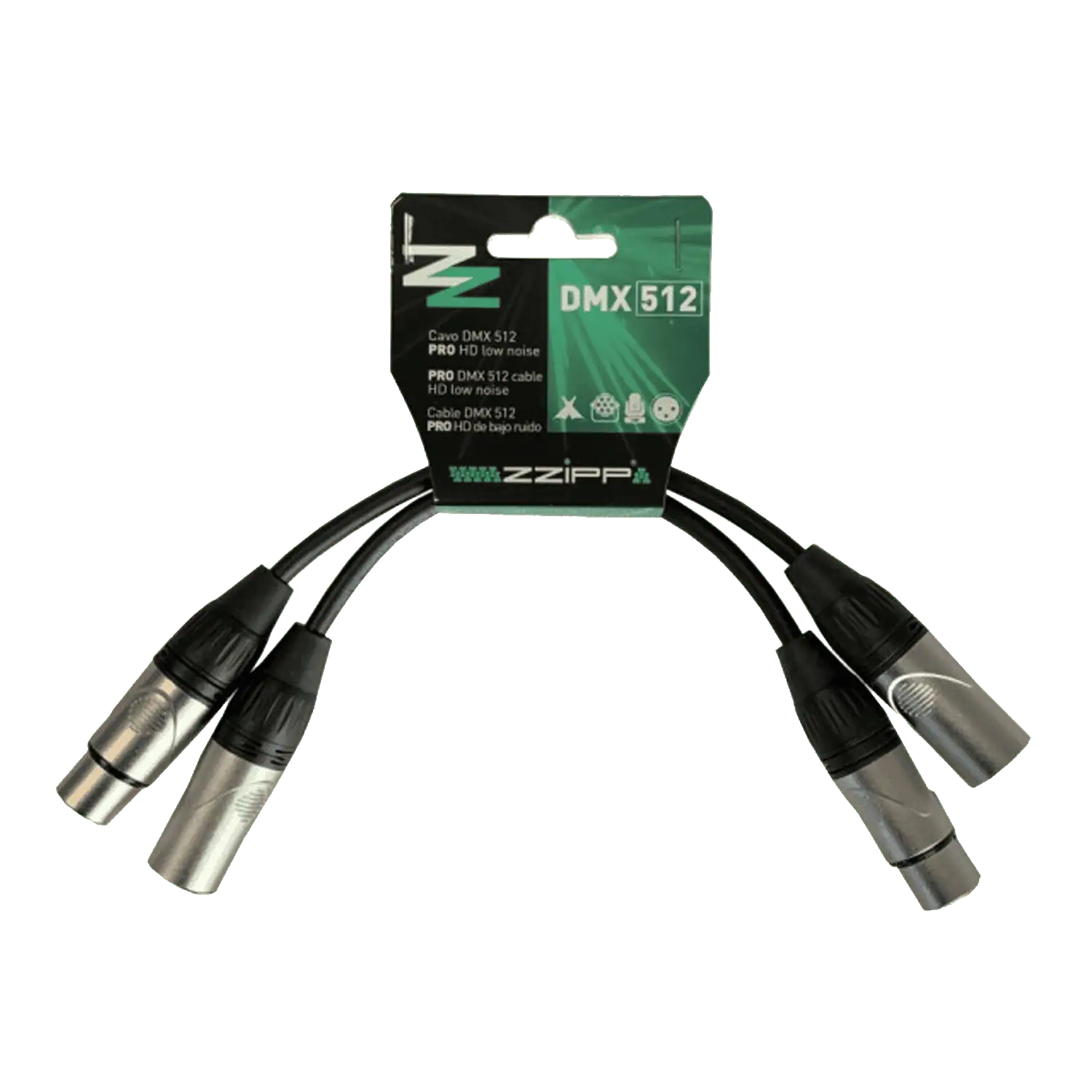 Cavo-convertitore-raccordo-ZZIPP-CZZDMX025ADP-XLR3-Femmina--XLR5-Maschio-1 Cavo convertitore raccordo ZZIPP CZZDMX025ADP XLR3 Femmina XLR5 Maschio 1