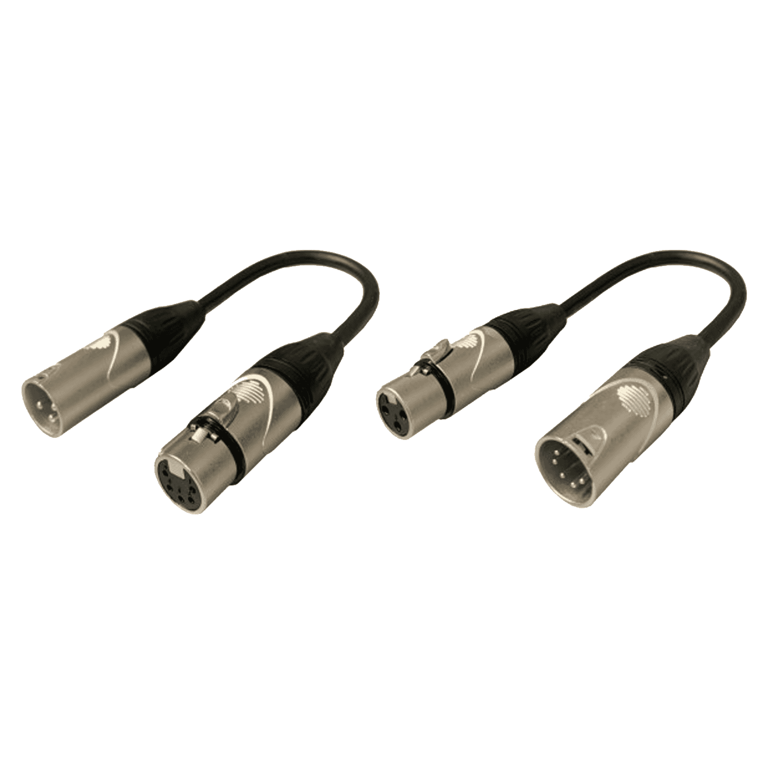 Cavo-convertitore-raccordo-ZZIPP-CZZDMX025ADP-XLR3-Femmina--XLR5-Maschio Cavo convertitore raccordo ZZIPP CZZDMX025ADP XLR3 Femmina XLR5 Maschio