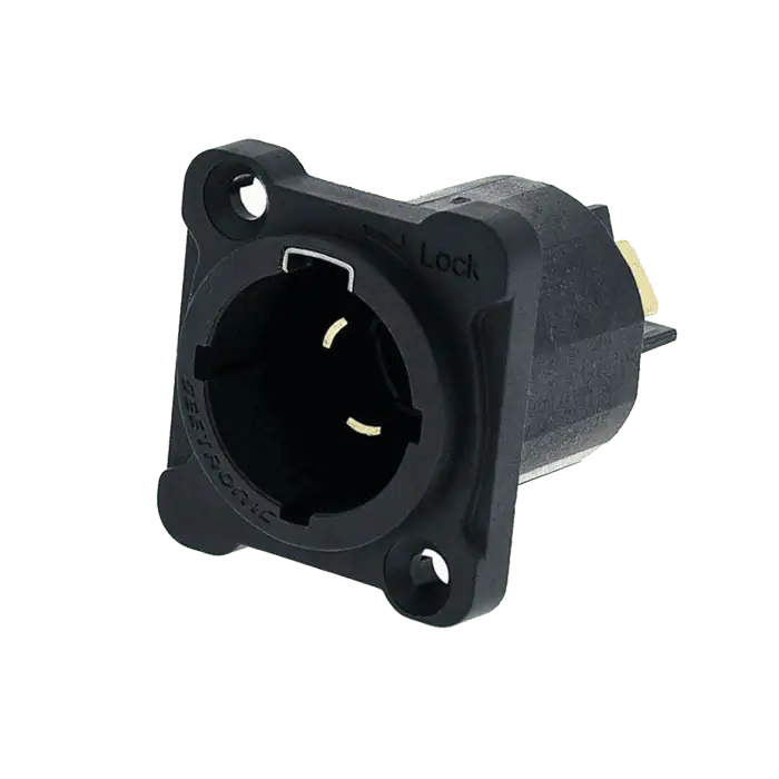 Connettore Maschio Power Twist da pannello impermeabile IP65