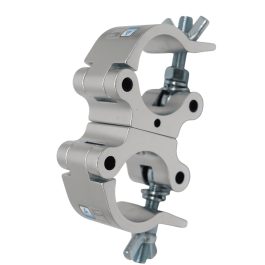 Doppio Gancio Aliscaf in alluminio per Truss carico massimo 1000Kg Certificato TÜV (500 a gancio)