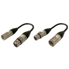 Cavo convertitore raccordo ZZIPP CZZDMX025ADP XLR3 Femmina / XLR5 Maschio