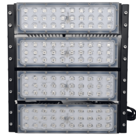 Faro LED FLOOD LIGHT 4X30W RGB controllabile tramite centralina Dmx512 alimentazione Power con solo ingresso