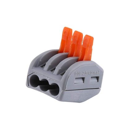 Connettore Morsetto universale da 8pz a 3 poli 1 via per Cavi Elettrici - immagine 2