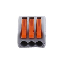 Connettore Morsetto universale da 8pz a 3 poli 1 via per Cavi Elettrici