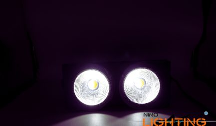 Accecatore Strobo a 2 LED 200W Luce Calda/Fredda DMX512 Presa Powercon NLIGHTING - immagine 7