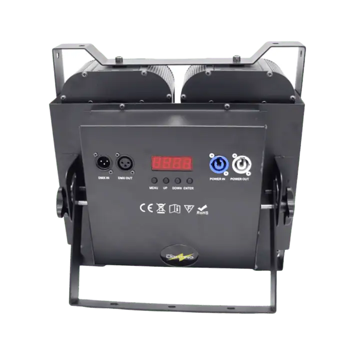 Accecatore A 4 LED RGBW 100W 4in1 Luce A Colore DMX Presa Powercon NLIGHTING 5