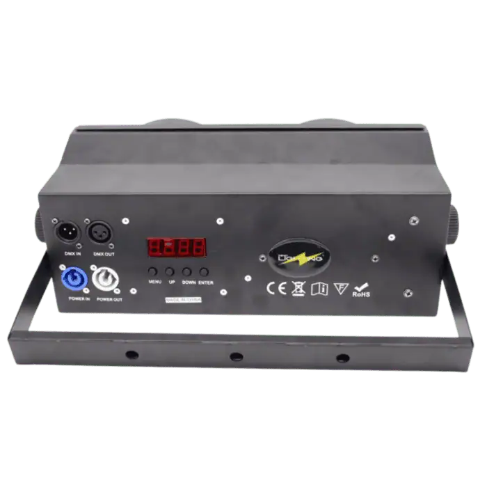 Accecatore Strobo A 2 LED 200W Luce CaldaFredda DMX512 Presa Powercon NLIGHTING 4