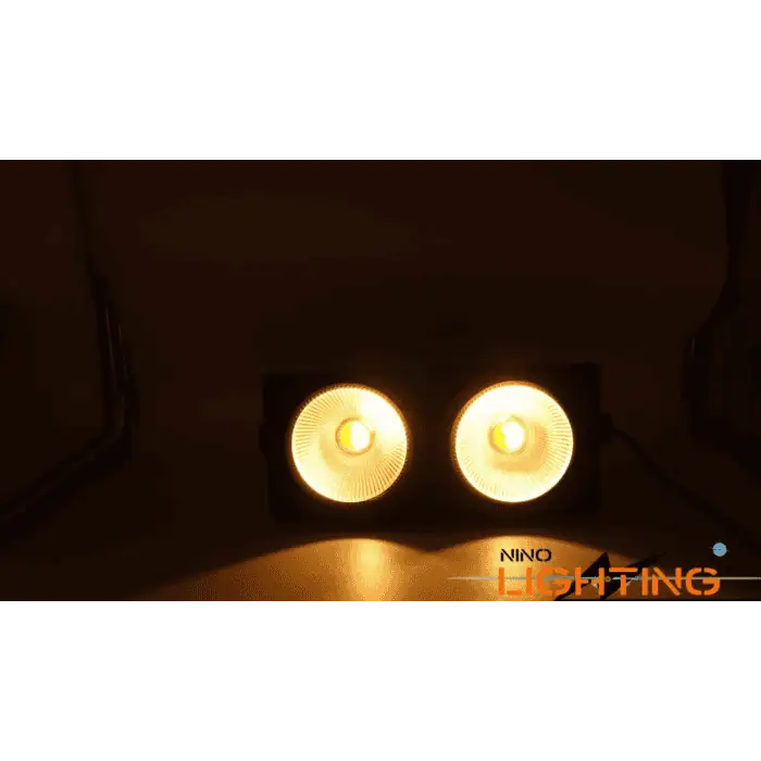 Accecatore Strobo A 2 LED 200W Luce CaldaFredda DMX512 Presa Powercon NLIGHTING 5