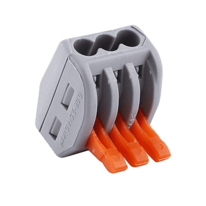 Connettore Morsetto universale da 8pz a 3 poli 1 via per Cavi Elettrici 2
