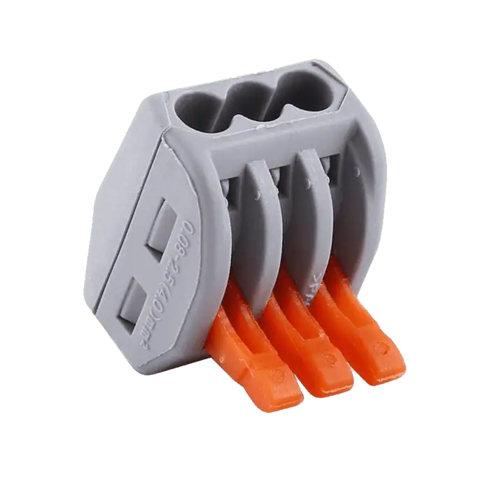 Connettore Morsetto universale da 8pz a 3 poli 1 via per Cavi Elettrici 2