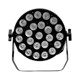 Par LED Slim 24X18W RGBW 4in1 potente fascio di luce angolazione 50º