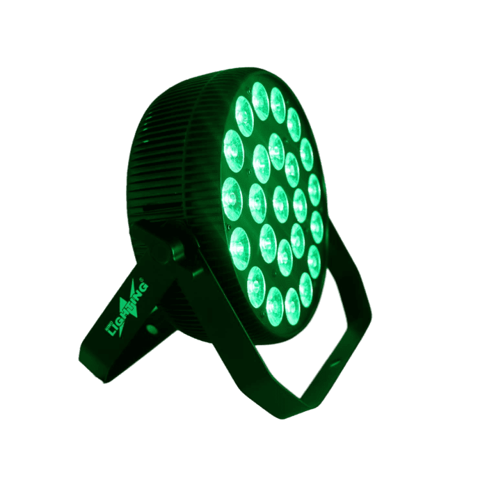Par LED Slim 24X18W RGBW 4in1 potente fascio di luce angolazione 50 4