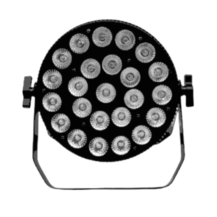 Par LED Slim 24X18W RGBW 4in1 potente fascio di luce angolazione 50