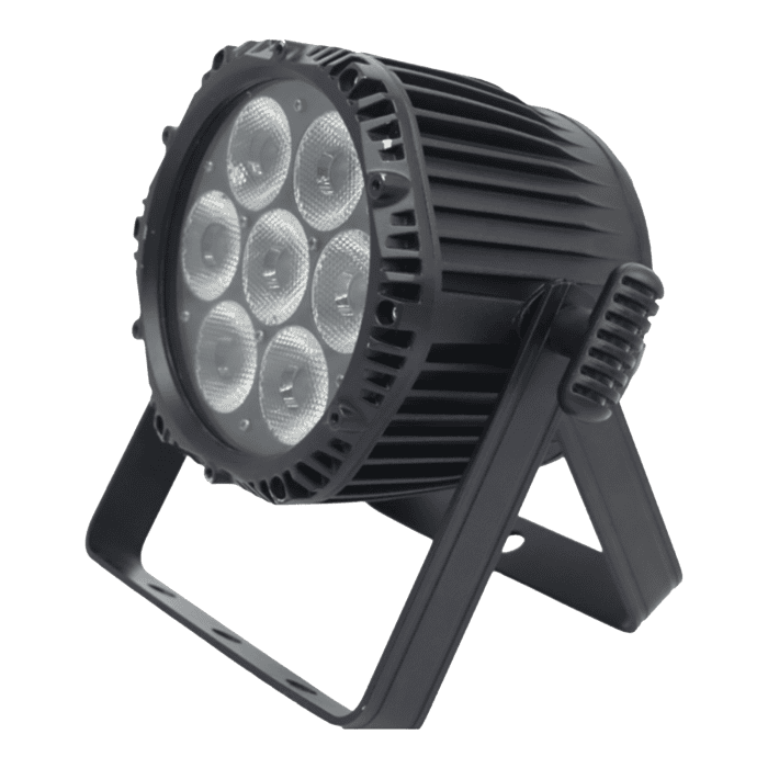 Par LED Wash 7X18w RGBW con ingressi Powercon In Out e DMX NLIGHTING 1
