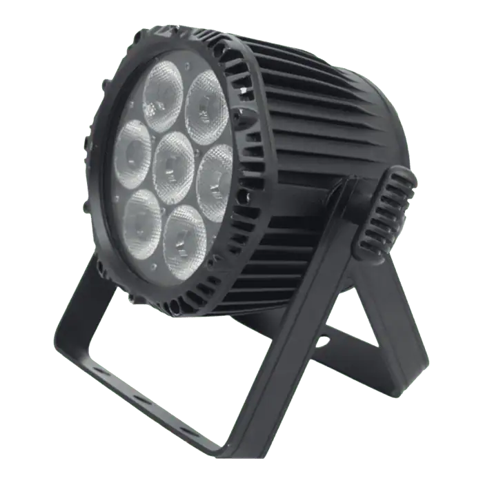 Par LED Wash 7X18w RGBW con ingressi Powercon In Out e DMX NLIGHTING 1