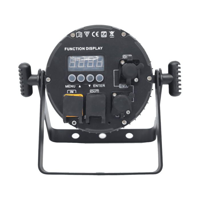 Par LED Wash 7X18w RGBW con ingressi Powercon In Out e DMX NLIGHTING 4