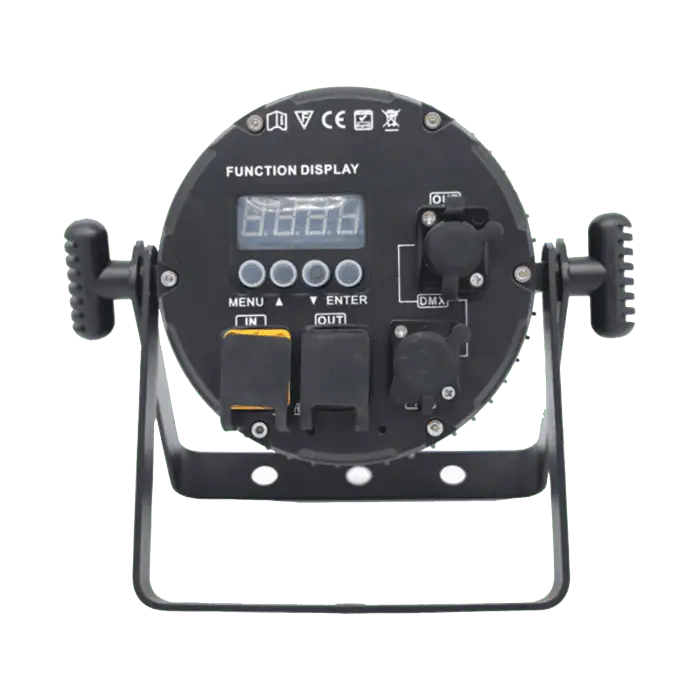 Par LED Wash 7X18w RGBW con ingressi Powercon In Out e DMX NLIGHTING 4
