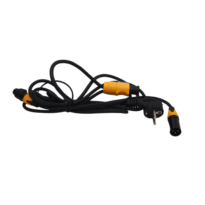 Par LED Wash 7X18w RGBW con ingressi Powercon In Out e DMX NLIGHTING 5
